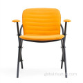 China Foldable Orange Furniture Portable Waiting Room office Chair Factory